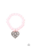 Cutely Crushing - Pink Bracelet - Paparazzi Accessories Bracelet Bedazzle Me Pretty Mobile Fashion Boutique