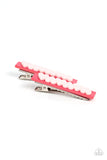 Cutely Cupid - Pink Hair Clip - Paparazzi Accessories Hair Clip Bedazzle Me Pretty Mobile Fashion Boutique