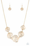 rosy-rosette-gold-necklace-paparazzi-accessories