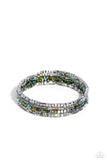 Dainty Dancer - Silver Bracelet - Paparazzi Accessories Bracelet Bedazzle Me Pretty Mobile Fashion Boutique