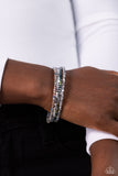 Dainty Dancer - Silver Bracelet - Paparazzi Accessories Bracelet Bedazzle Me Pretty Mobile Fashion Boutique