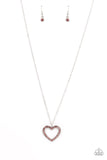 Dainty Darling - Pink Necklace - Paparazzi Accessories Necklace Bedazzle Me Pretty Mobile Fashion Boutique