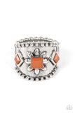 Daisy Diviner - Brown Ring - Paparazzi Accessories Ring Bedazzle Me Pretty Mobile Fashion Boutique