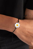 DAISY Little Thing - Black Bracelet - Paparazzi Accessories Bracelet Bedazzle Me Pretty Mobile Fashion Boutique