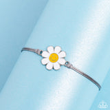 DAISY Little Thing - Silver Bracelet - Paparazzi Accessories Bracelet Bedazzle Me Pretty Mobile Fashion Boutique
