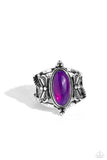 Dance of the Dragonflies - Purple Ring - Paparazzi Accessories Ring Bedazzle Me Pretty Mobile Fashion Boutique