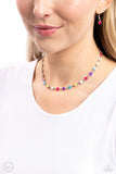Dancing Dalliance - Multi Necklace - Paparazzi Accessories Necklace Bedazzle Me Pretty Mobile Fashion Boutique