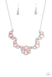Dancing Dimension - Pink Necklace - Paparazzi Accessories Necklace Bedazzle Me Pretty Mobile Fashion Boutique