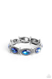 Dancing Diva - Blue Bracelet - Paparazzi Accessories Bracelet Bedazzle Me Pretty Mobile Fashion Boutique