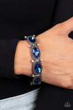 Dancing Diva - Blue Bracelet - Paparazzi Accessories Bracelet Bedazzle Me Pretty Mobile Fashion Boutique