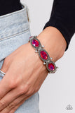 Dancing Diva - Pink Bracelet - Paparazzi Accessories Bracelet Bedazzle Me Pretty Mobile Fashion Boutique