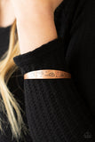 Dandelion Dreamland - Copper Bracelet - Paparazzi Accessories Bracelet Bedazzle Me Pretty Mobile Fashion Boutique