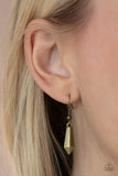 Dangerous Dazzle - Brass Necklace - Paparazzi Accessories Necklace Bedazzle Me Pretty Mobile Fashion Boutique