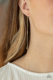 Dauntlessly Dainty - Gold Post Earrings - Paparazzi Accessories Post Earrings Bedazzle Me Pretty Mobile Fashion Boutique