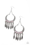 Day to DAYDREAM - Pink Earrings - Paparazzi Accessories Earrings Bedazzle Me Pretty Mobile Fashion Boutique