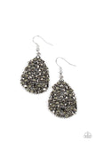 Daydreamy Dazzle - Silver Earrings - Paparazzi Accessories Earrings Bedazzle Me Pretty Mobile Fashion Boutique