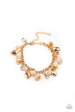 Dazing Dazzle - Gold Bracelet - Paparazzi Accessories Bracelet Bedazzle Me Pretty Mobile Fashion Boutique