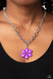 Dazzling Dahlia - Purple Necklace - Paparazzi Accessories Necklace Bedazzle Me Pretty Mobile Fashion Boutique