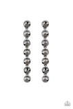 Dazzling Debonair - Black Earrings - Paparazzi Accessories Earrings Bedazzle Me Pretty Mobile Fashion Boutique
