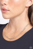 Dazzling Declaration - Gold Necklace - Paparazzi Accessories Necklace Bedazzle Me Pretty Mobile Fashion Boutique