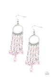 Dazzling Delicious - Pink Earrings - Paparazzi Accessories Earrings Bedazzle Me Pretty Mobile Fashion Boutique
