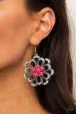 Dazzling Dewdrops - Pink Earrings - Paparazzi Accessories Earrings Bedazzle Me Pretty Mobile Fashion Boutique