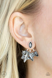 Deco Dynamite - Silver Post Earrings - Paparazzi Accessories Post Earrings Bedazzle Me Pretty Mobile Fashion Boutique