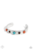 Dedicated Desertscape - Blue Bracelet - Paparazzi Accessories Bracelet Bedazzle Me Pretty Mobile Fashion Boutique