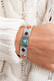 Dedicated Desertscape - Blue Bracelet - Paparazzi Accessories Bracelet Bedazzle Me Pretty Mobile Fashion Boutique