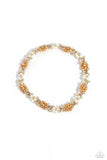 Deep-Seeded Dimension - Brown Bracelet - Paparazzi Accessories Bracelet Bedazzle Me Pretty Mobile Fashion Boutique