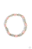 Deep-Seeded Dimension - Silver Bracelet - Paparazzi Accessories Bracelet Bedazzle Me Pretty Mobile Fashion Boutique