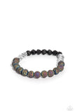 Defaced Deed - Multi Bracelet - Paparazzi Accessories Bracelet Bedazzle Me Pretty Mobile Fashion Boutique
