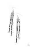 Defined Dazzle - Silver Earrings - Paparazzi Accessories Earrings Bedazzle Me Pretty Mobile Fashion Boutique
