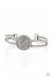 Definitely Dazzling - Silver Bracelet - Paparazzi Accessories Bracelet Bedazzle Me Pretty Mobile Fashion Boutique