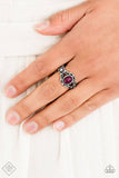 Definitely DOT! - Purple Ring - Paparazzi Accessories Ring Bedazzle Me Pretty Mobile Fashion Boutique