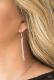 Definitely Duchess - White Necklace - Paparazzi Accessories Necklace Bedazzle Me Pretty Mobile Fashion Boutique