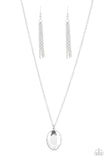 Definitely Duchess - White Necklace - Paparazzi Accessories Necklace Bedazzle Me Pretty Mobile Fashion Boutique