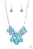 Delectable Daydream - Blue Necklace - Paparazzi Accessories Necklace Bedazzle Me Pretty Mobile Fashion Boutique
