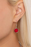 Delectable Daydream - Red Necklace - Paparazzi Accessories Necklace Bedazzle Me Pretty Mobile Fashion Boutique