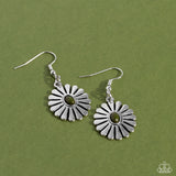 Delectably Daisy - Green Earrings - Paparazzi Accessories Earrings Bedazzle Me Pretty Mobile Fashion Boutique