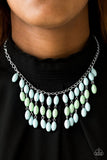 Delhi Diva - Blue Necklace - Paparazzi Accessories Necklace Bedazzle Me Pretty Mobile Fashion Boutique