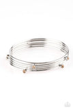 Delicate Decadence - Brown Bracelet - Paparazzi Accessories Bracelet Bedazzle Me Pretty Mobile Fashion Boutique