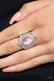 Delightfully Dreamy - Pink Ring - Paparazzi Accessories Ring Bedazzle Me Pretty Mobile Fashion Boutique