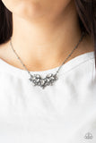 Deluxe Diadem - Black Necklace - Paparazzi Accessories Necklace Bedazzle Me Pretty Mobile Fashion Boutique