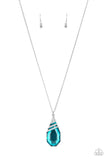 Demandingly Diva - Blue Necklace - Paparazzi Accessories Necklace Bedazzle Me Pretty Mobile Fashion Boutique
