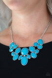 Demi-Diva - Blue Necklace - Paparazzi Accessories Necklace Bedazzle Me Pretty Mobile Fashion Boutique