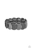Demurely Disco - Black Bracelet - Paparazzi Accessories Bracelet Bedazzle Me Pretty Mobile Fashion Boutique