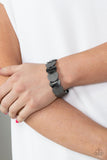 Demurely Disco - Black Bracelet - Paparazzi Accessories Bracelet Bedazzle Me Pretty Mobile Fashion Boutique