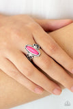 Desert Canyons - Pink Ring - Paparazzi Accessories Ring Bedazzle Me Pretty Mobile Fashion Boutique