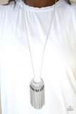 Desert Coyote - Black Necklace - Paparazzi Accessories Necklace Bedazzle Me Pretty Mobile Fashion Boutique